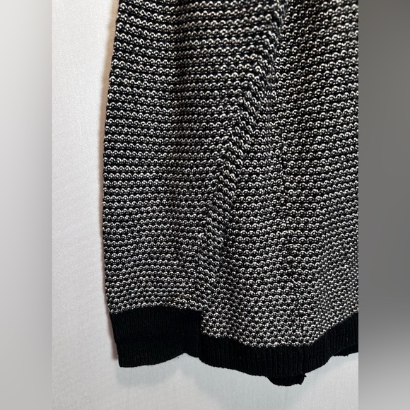Madewell Riverside Black White Dot Weave Pullover Sweater Size M - Picture 5 of 8
